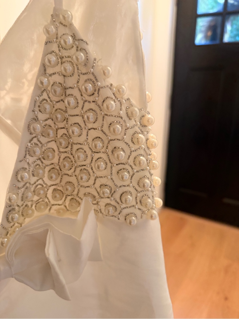 For Love And Lemons Pearly Bow Mini Dress - Picture 13 of 14